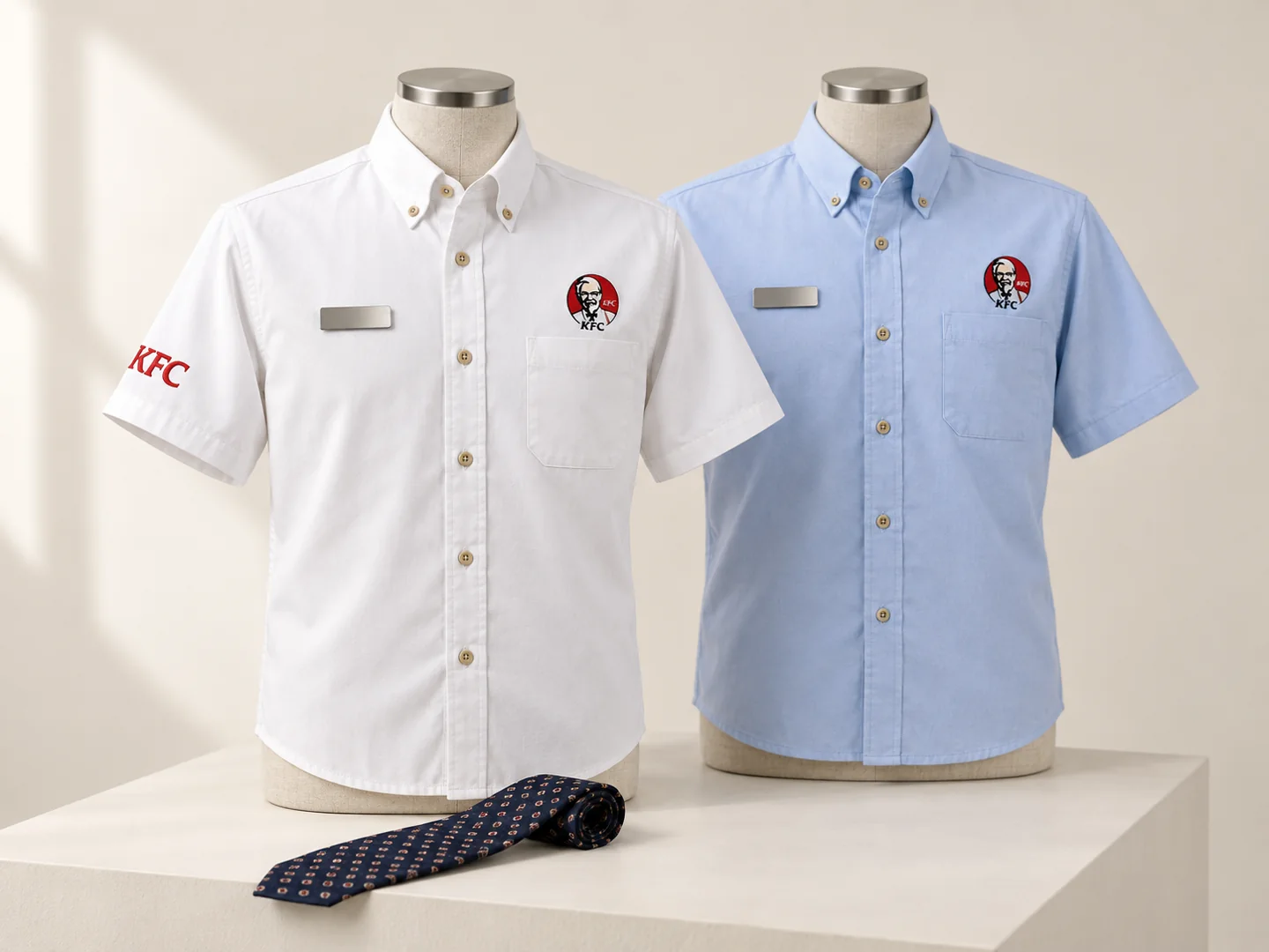 Manager shirts and tie