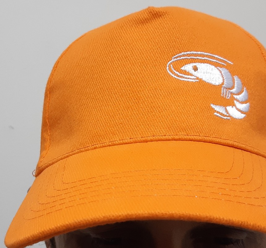 Embroidered custom-branded cap